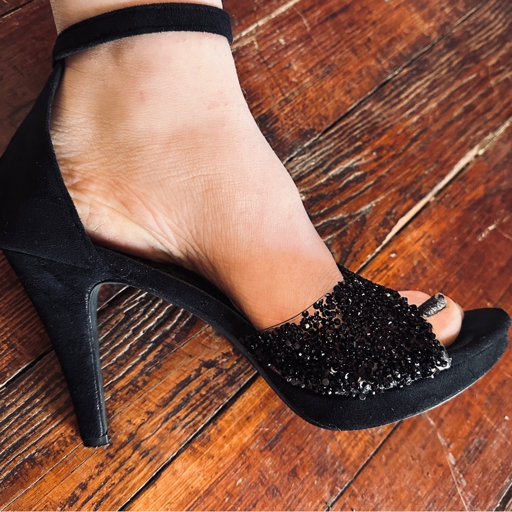 🪩BOGO Glitzy Black Women's Heels
